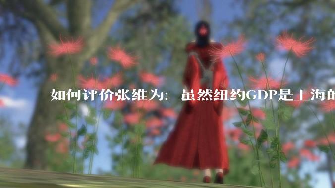 如何评价张维为：虽然纽约GDP是上海的4倍，但上海生活水平已好于纽约?