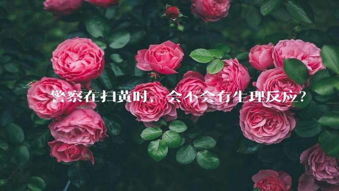 警察在扫黄时，会不会有生理反应？